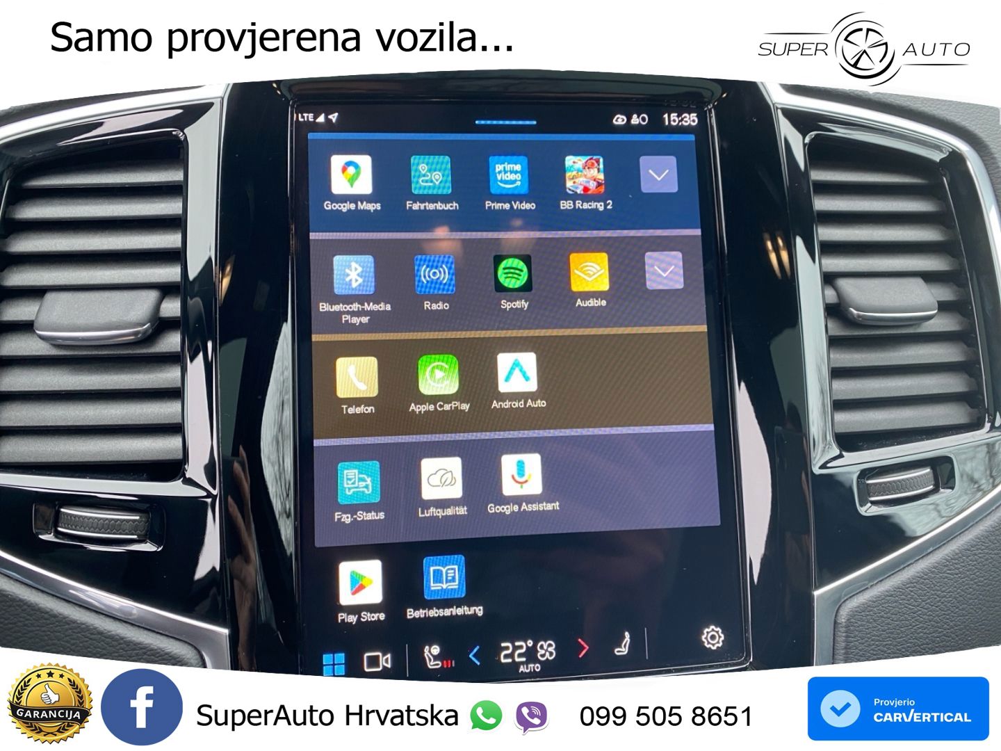 Volvo XC90 2.0 T8 AWD Automatic ACC+HEAD+4xGR SJED+360+PANO