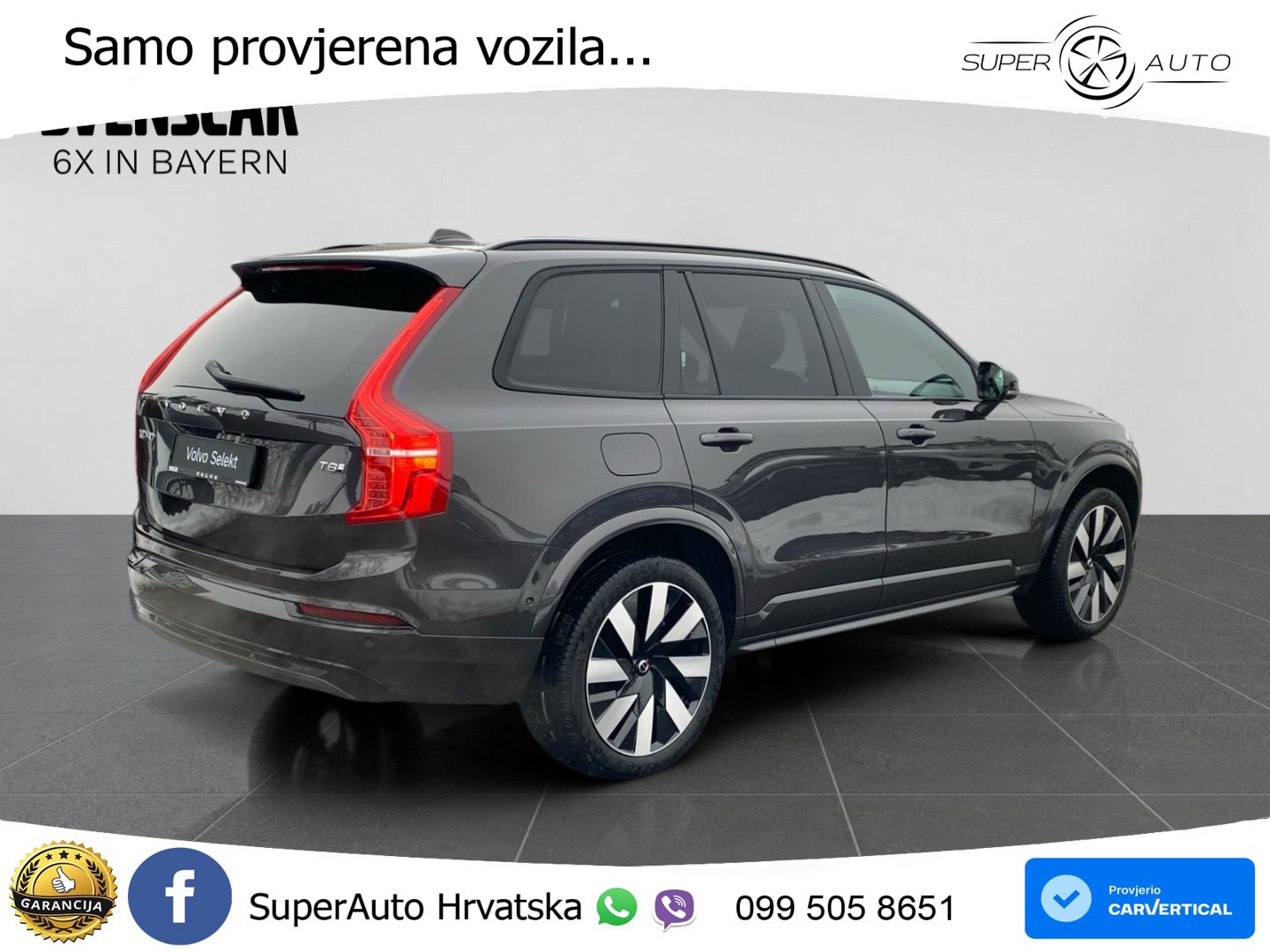 Volvo XC90 2.0 T8 AWD Automatic ACC+HEAD+4xGR SJED+360+PANO