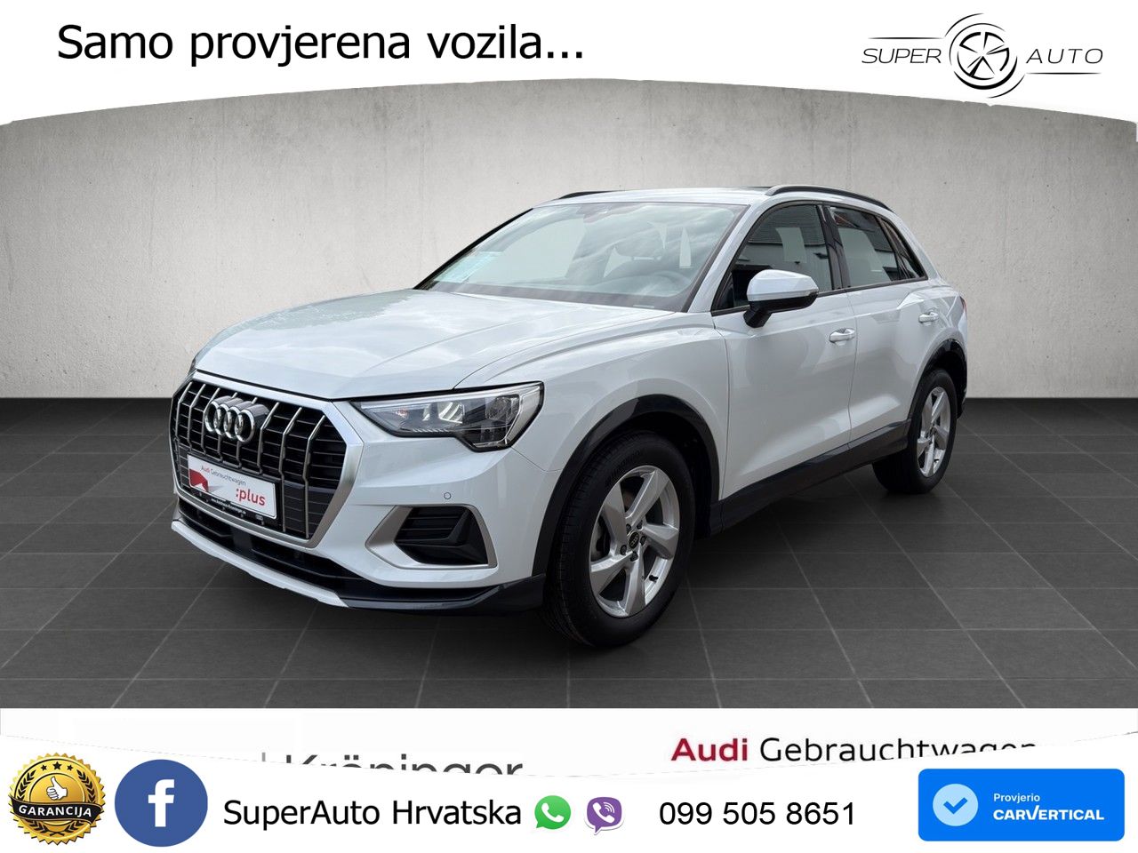 Audi Q3 35 TFSI (150 KS) S tronic advanced LED+GR SJED+ACC