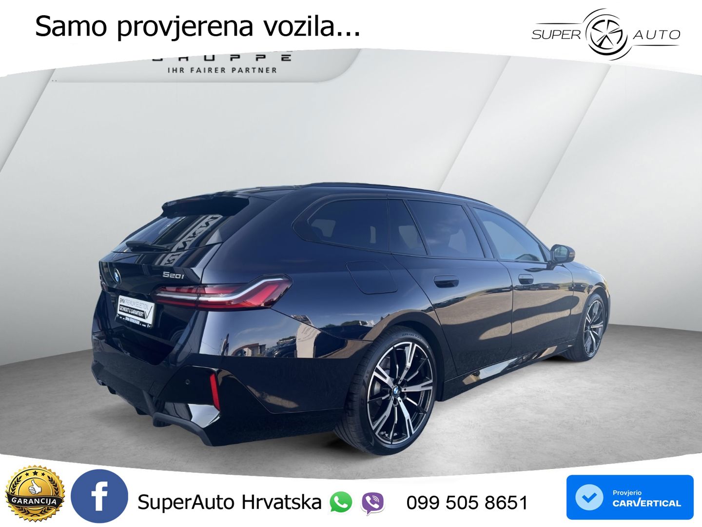 BMW 520i Touring (208 KS) Steptronic M Sport LED+GR SJED+ACC