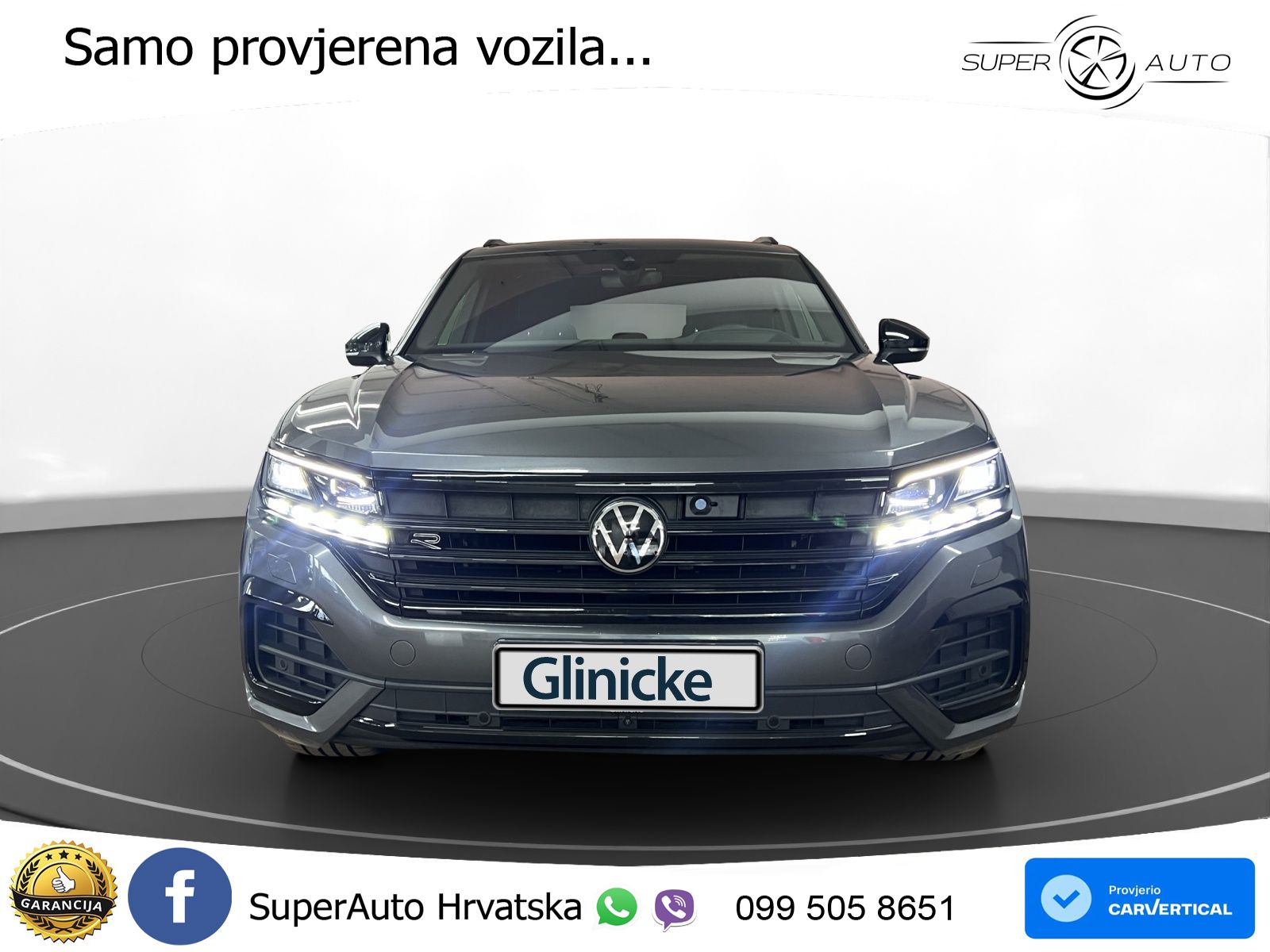 Volkswagen Touareg 3.0 V6 TDI (286 KS) 4MOTION Tiptronic R-Line ZRAČNI+ACC+GR SJED+KAM+PANO