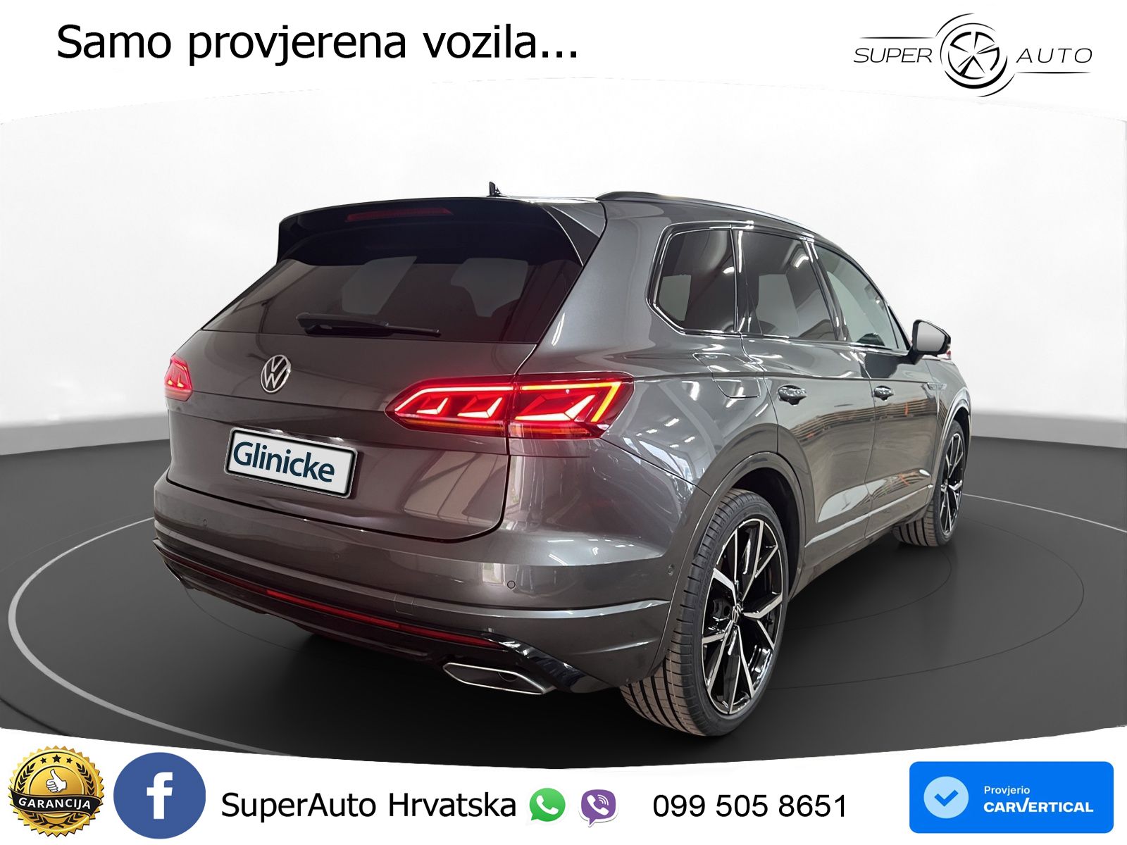 Volkswagen Touareg 3.0 V6 TDI (286 KS) 4MOTION Tiptronic R-Line ZRAČNI+ACC+GR SJED+KAM+PANO