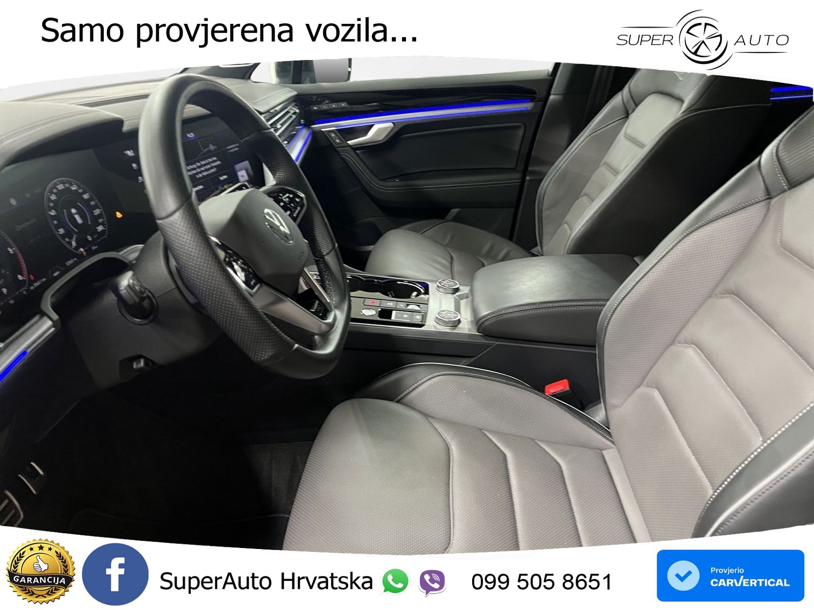 Volkswagen Touareg 3.0 V6 TDI (286 KS) 4MOTION Tiptronic R-Line ZRAČNI+ACC+GR SJED+KAM+PANO
