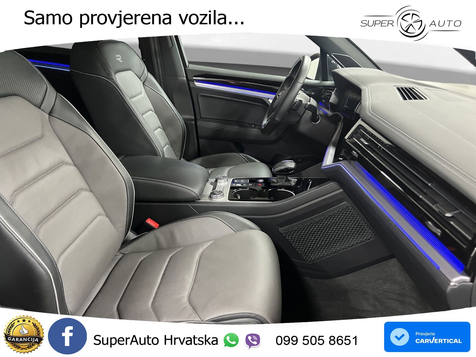 Volkswagen Touareg 3.0 V6 TDI (286 KS) 4MOTION Tiptronic R-Line ZRAČNI+ACC+GR SJED+KAM+PANO