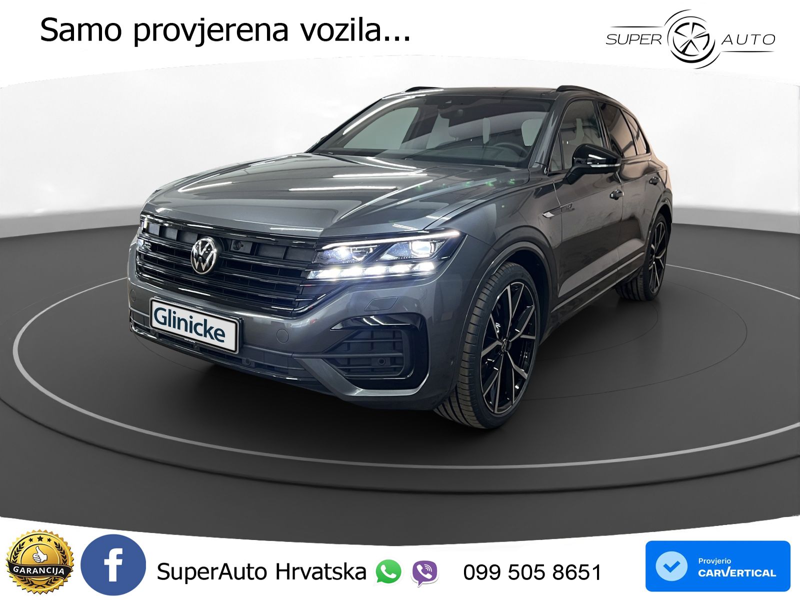 Volkswagen Touareg 3.0 V6 TDI (286 KS) 4MOTION Tiptronic R-Line ZRAČNI+ACC+GR SJED+KAM+PANO