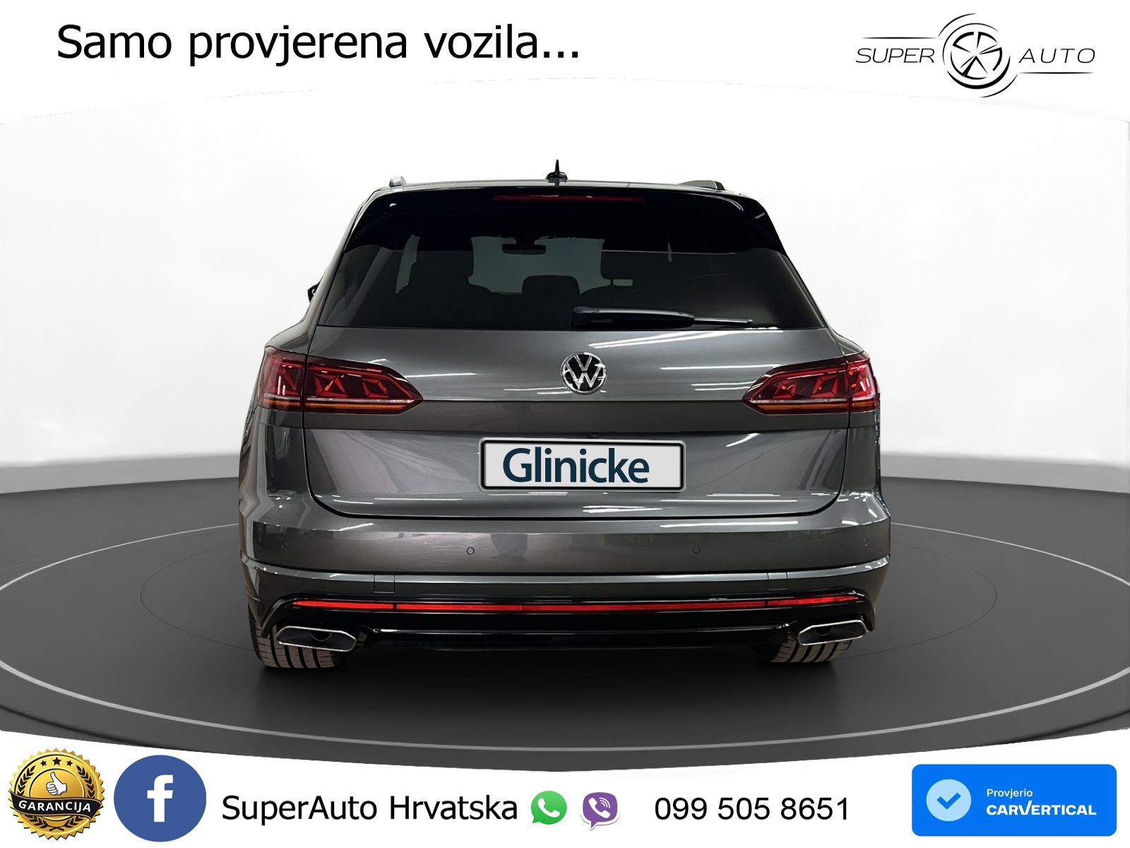 Volkswagen Touareg 3.0 V6 TDI (286 KS) 4MOTION Tiptronic R-Line ZRAČNI+ACC+GR SJED+KAM+PANO