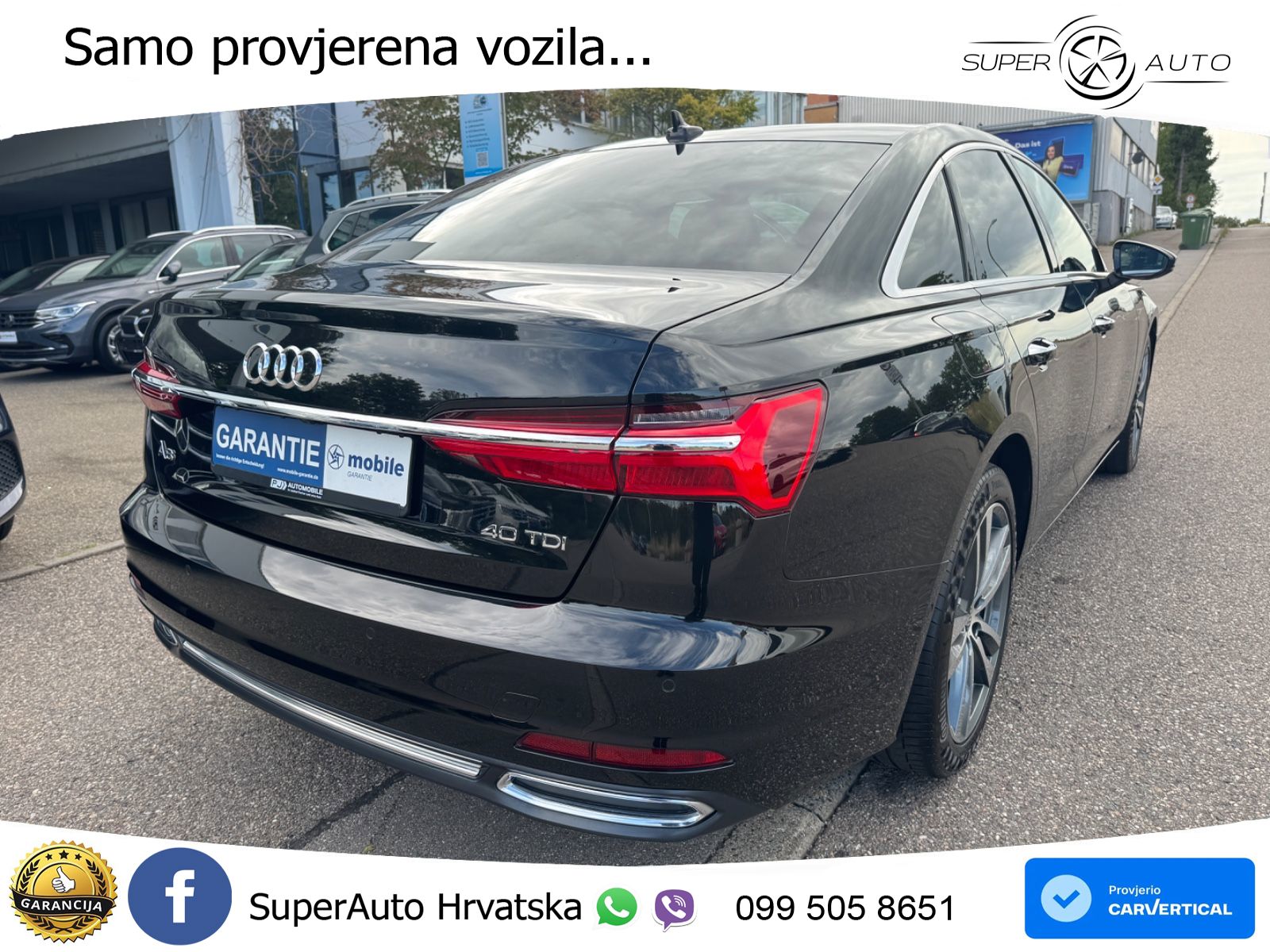 Audi A6 40 TDI (204 KS) S tronic LED+GR SJED+ACC
