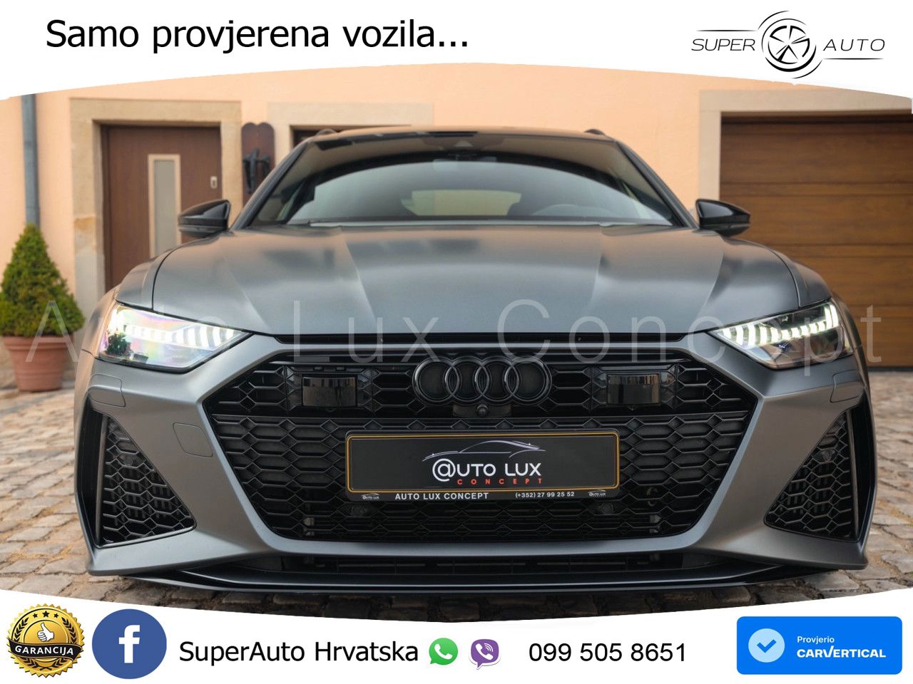 Audi RS6 Avant 4.0 TFSI V8 (600 KS) quattro Tiptronic LED+GR SJED+ACC