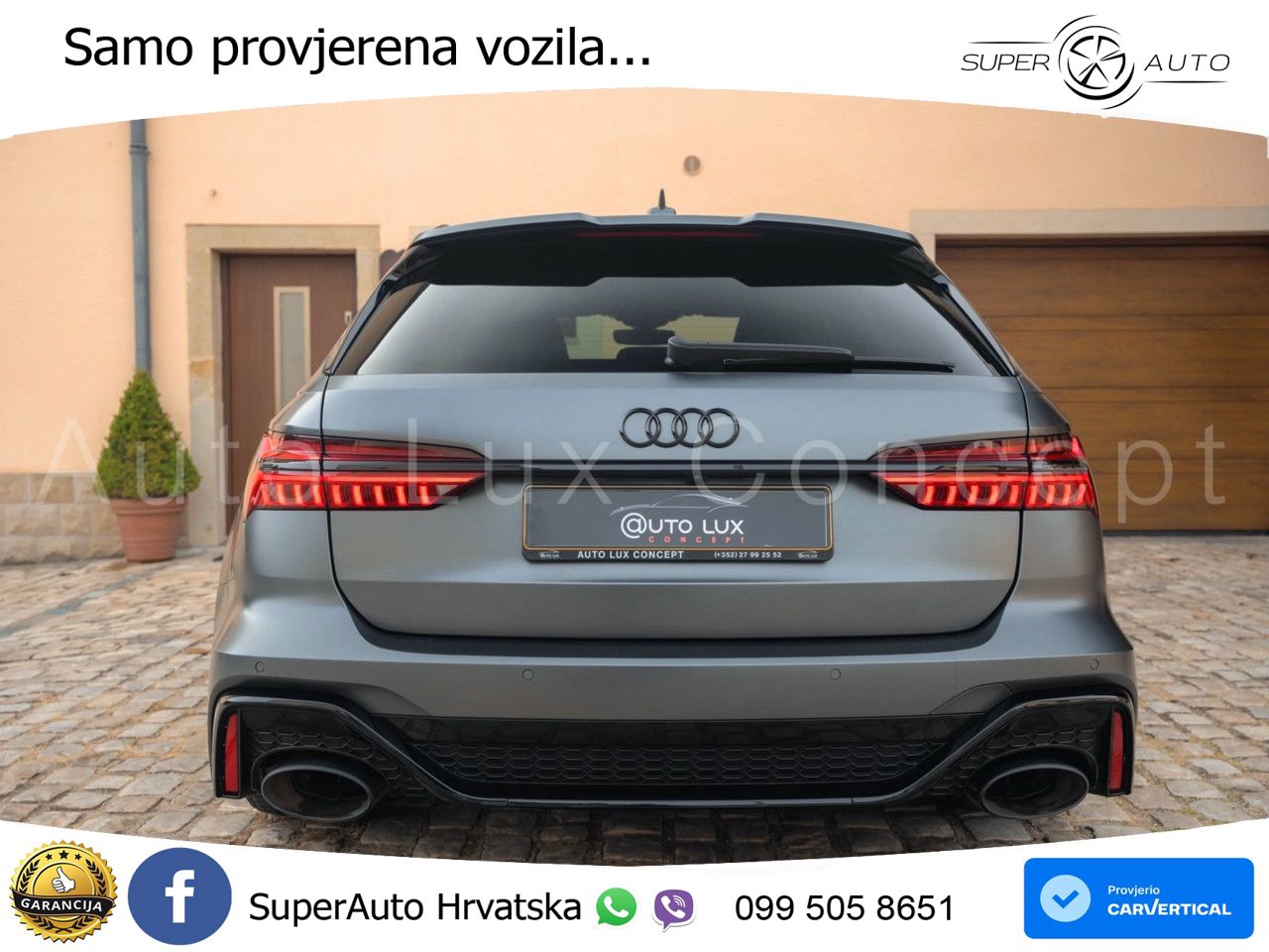 Audi RS6 Avant 4.0 TFSI V8 (600 KS) quattro Tiptronic LED+GR SJED+ACC
