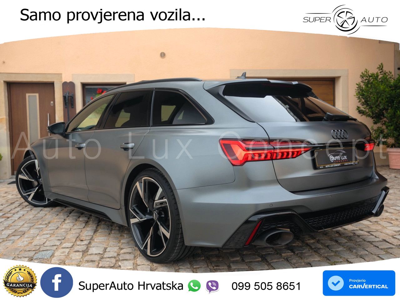Audi RS6 Avant 4.0 TFSI V8 (600 KS) quattro Tiptronic LED+GR SJED+ACC