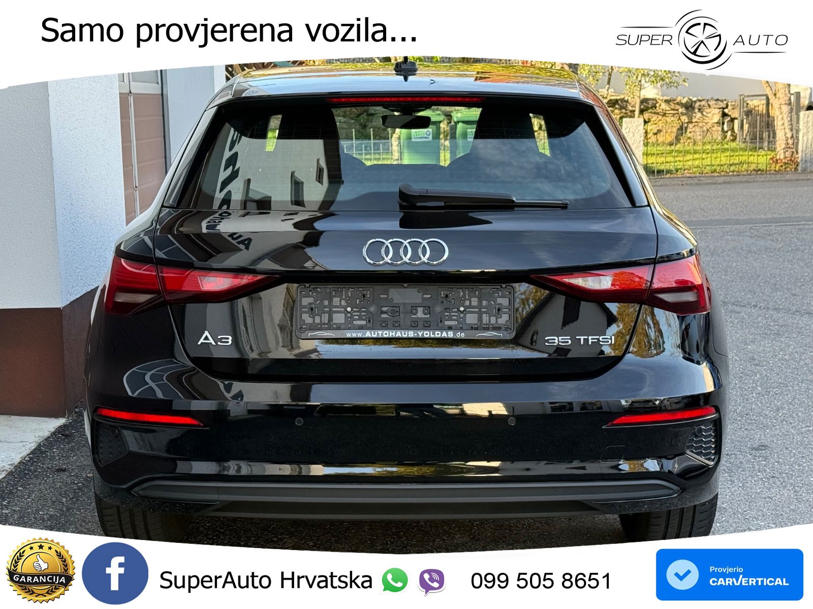 Audi A3 35 TFSI (150 KS) LED+GR SJED+ACC