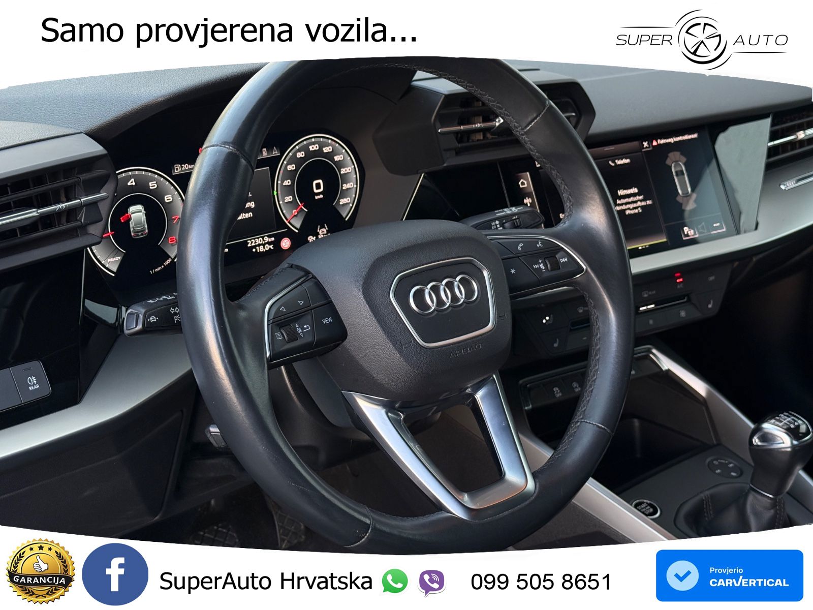 Audi A3 35 TFSI (150 KS) LED+GR SJED+ACC