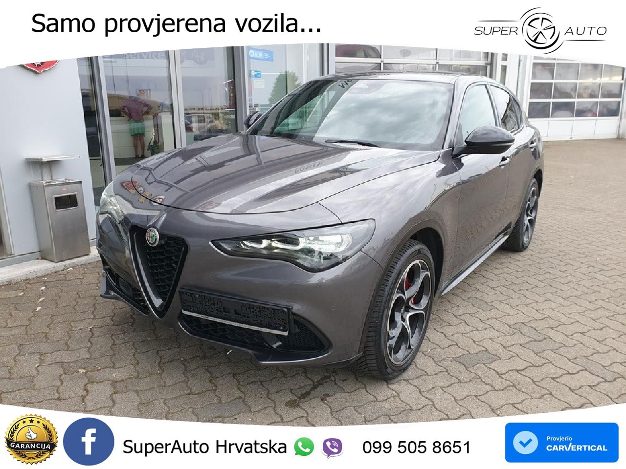 Alfa Romeo Stelvio 2.2 MultiJet II (210 KS) Q4 Automatic LED+GR SJED+ACC