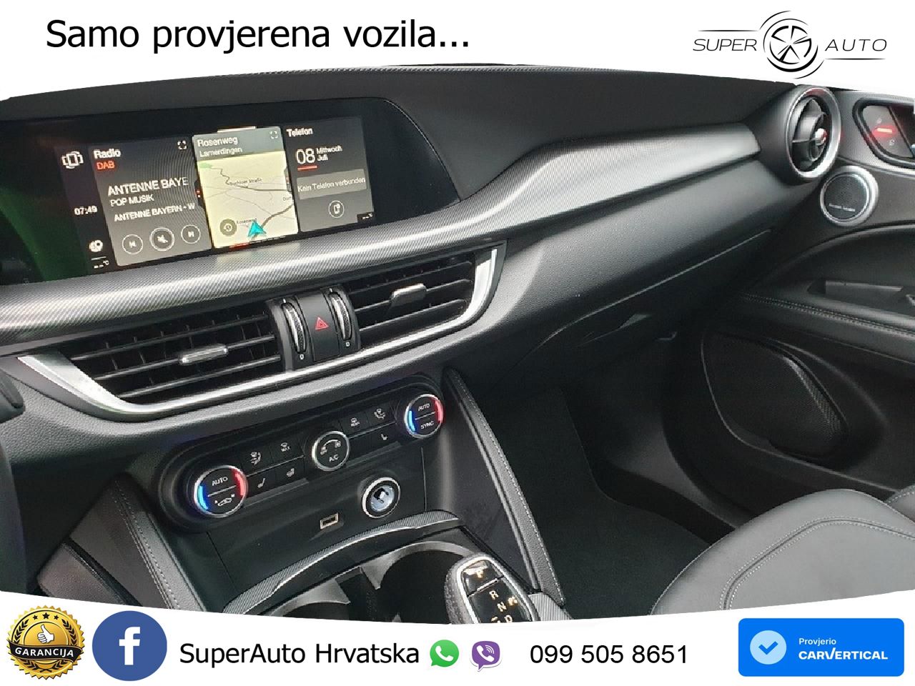 Alfa Romeo Stelvio 2.2 MultiJet II (210 KS) Q4 Automatic LED+GR SJED+ACC