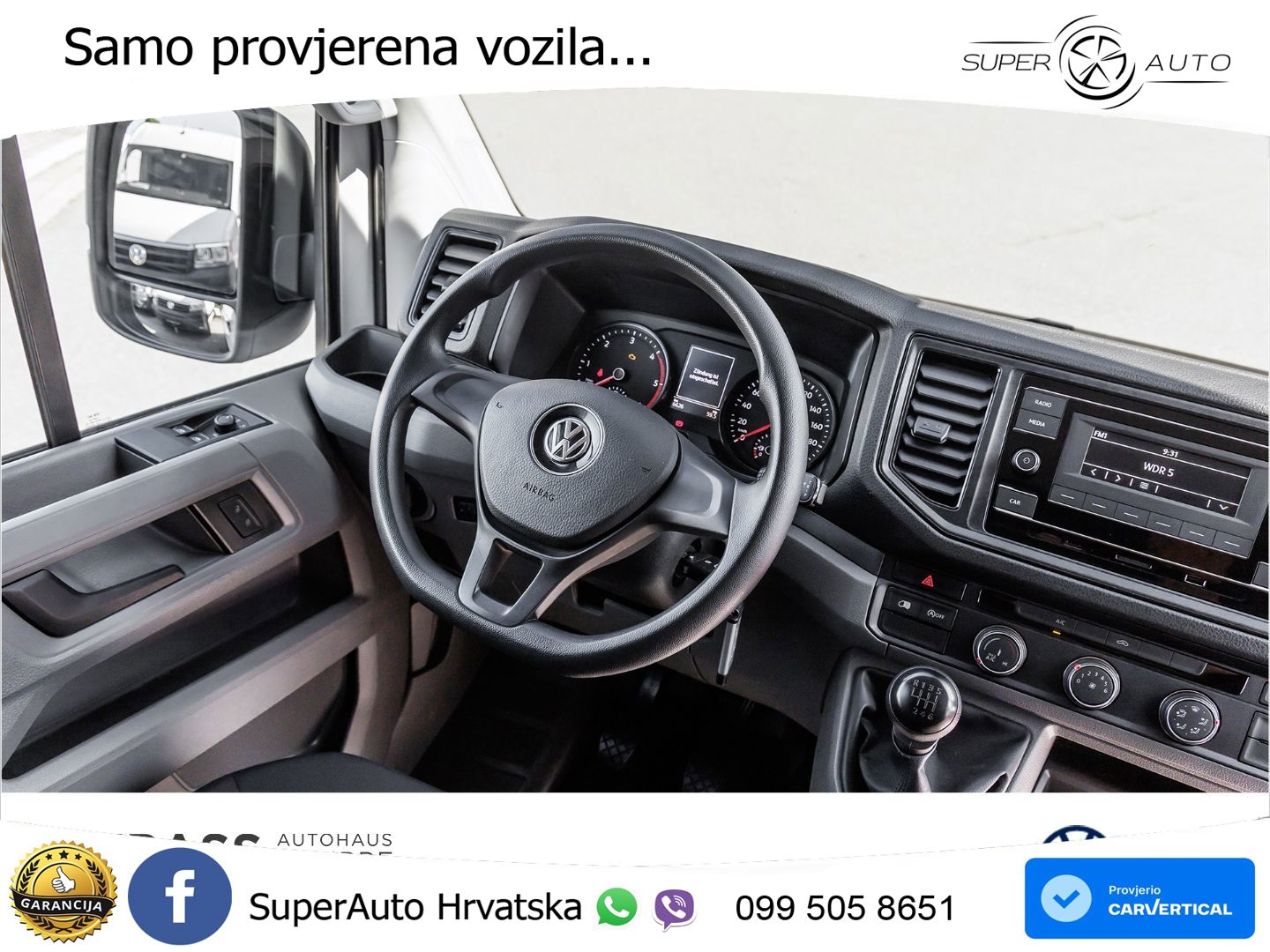 Volkswagen Crafter 35 HD 2.0l TDI Kastenwagen KLIMA RADIO B 140 KS