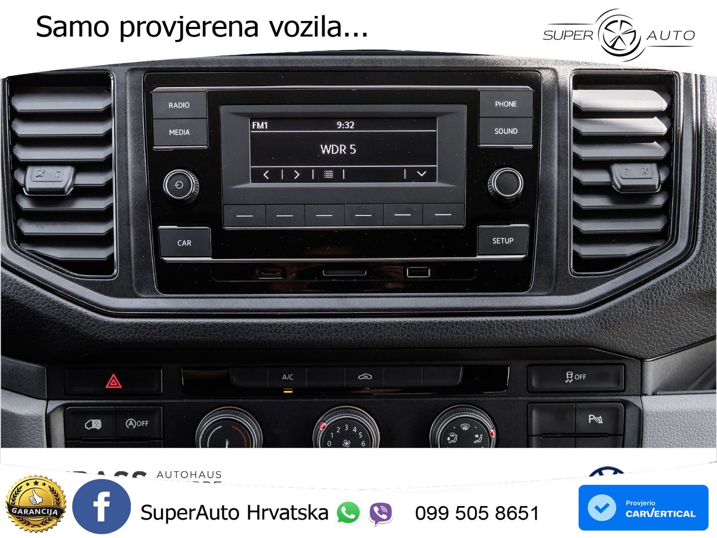 Volkswagen Crafter 35 HD 2.0l TDI Kastenwagen KLIMA RADIO B 140 KS