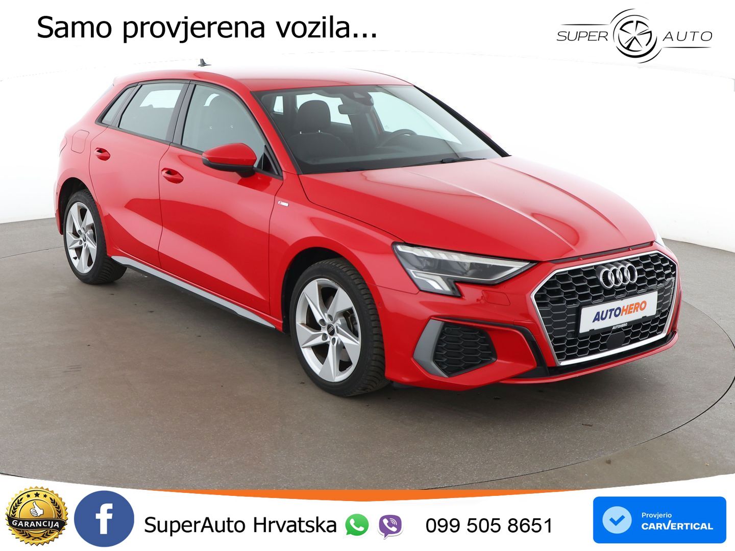 Audi A3 40 TFSIe (204 KS) S tronic S line LED+GR SJED+ACC