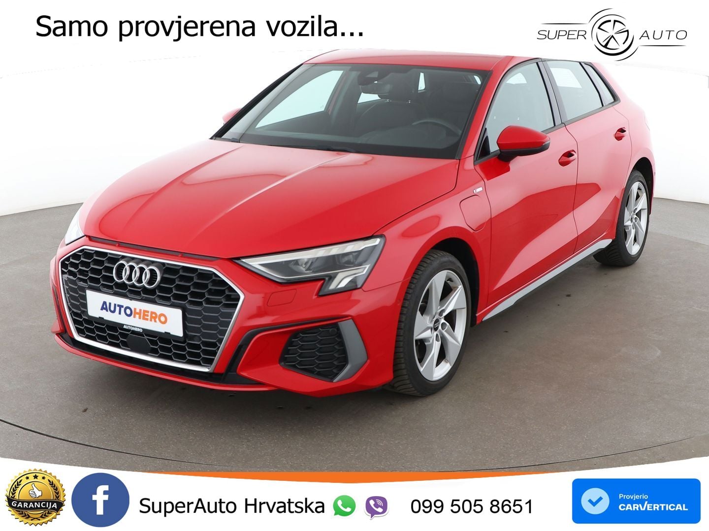 Audi A3 40 TFSIe (204 KS) S tronic S line LED+GR SJED+ACC