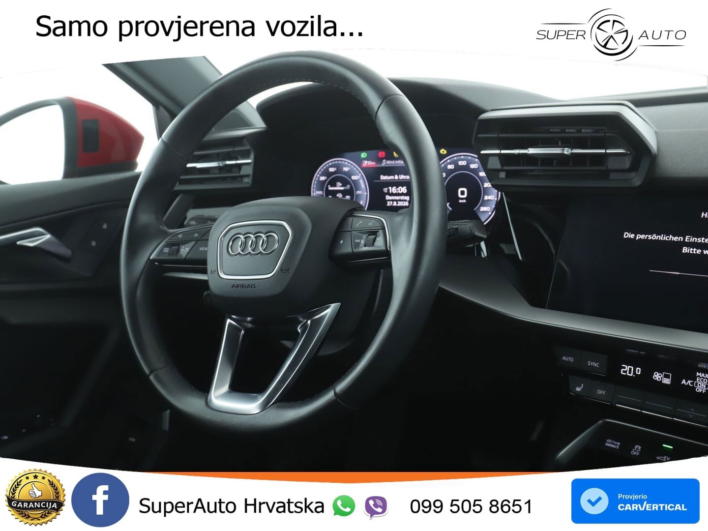 Audi A3 40 TFSIe (204 KS) S tronic S line LED+GR SJED+ACC