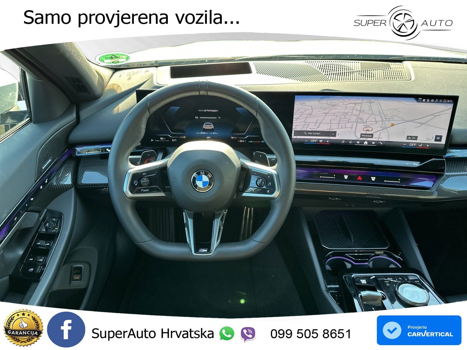 BMW 520d Touring (197 KS) Steptronic M Sport LED+GR SJED+ACC