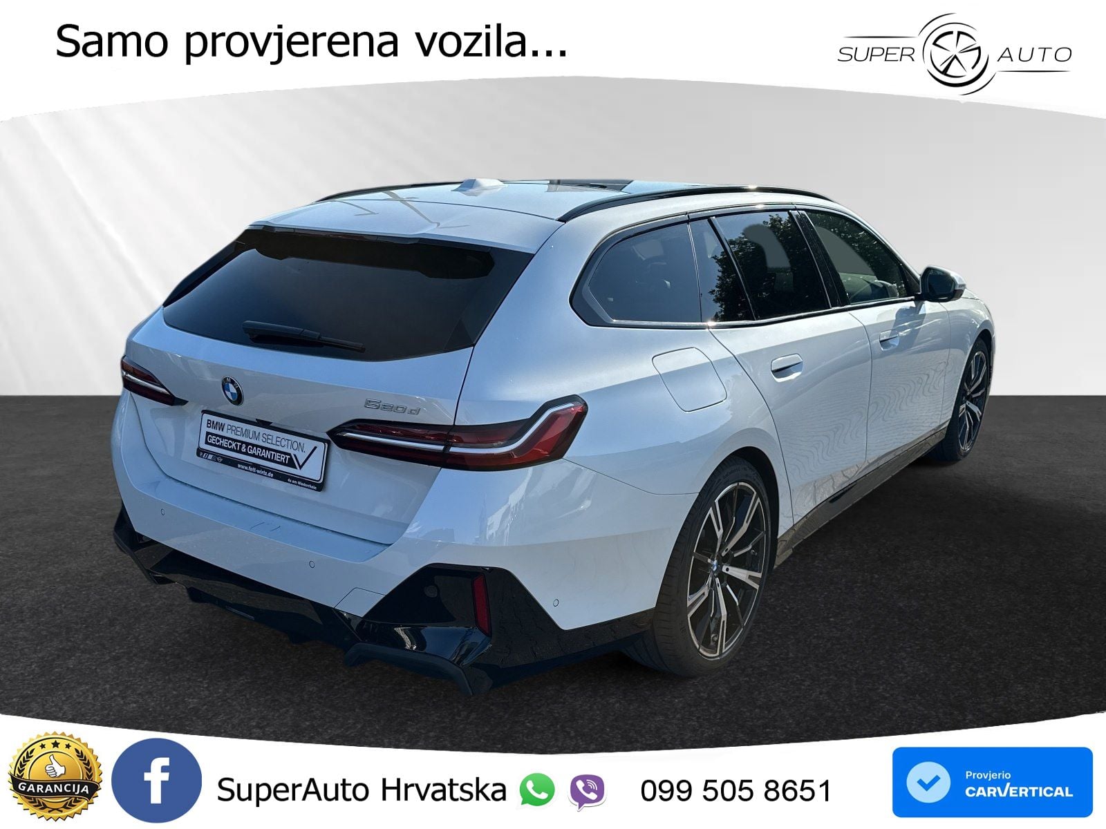 BMW 520d Touring (197 KS) Steptronic M Sport LED+GR SJED+ACC