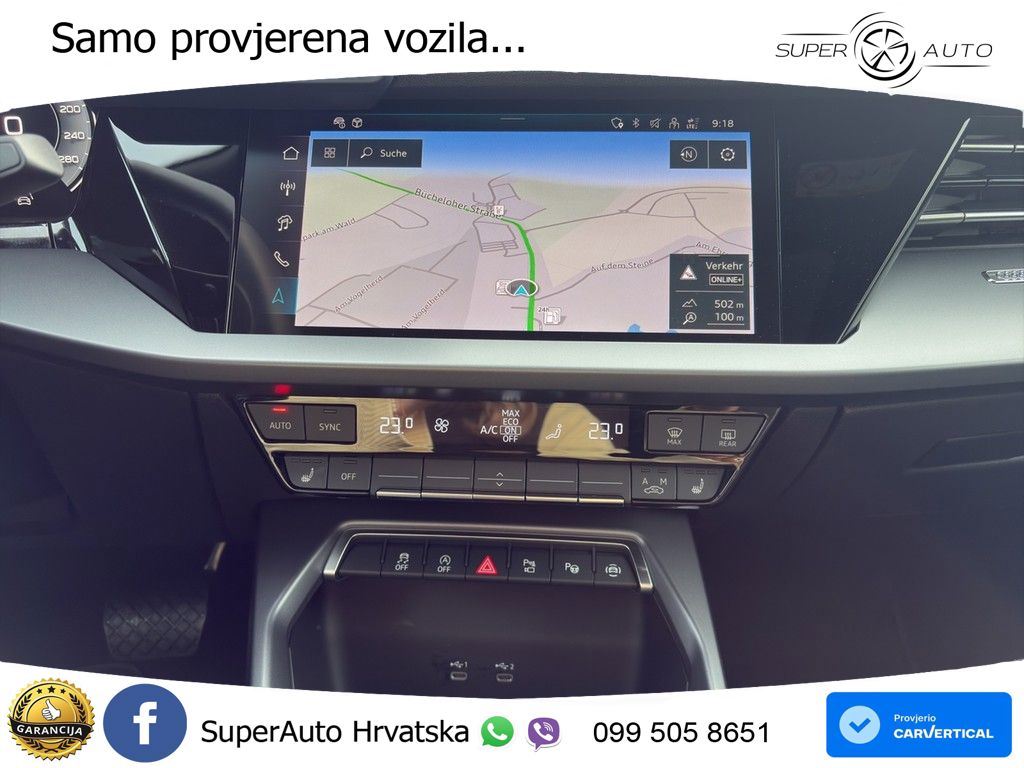 Audi A3 Sportback 30 TFSI (116 KS) Mild Hybrid S tronic S line LED+GR SJED+ACC