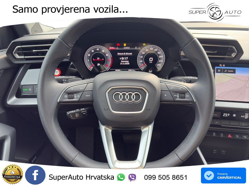 Audi A3 Sportback 30 TFSI (116 KS) Mild Hybrid S tronic S line LED+GR SJED+ACC