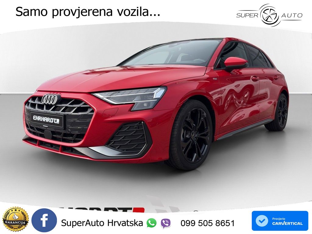 Audi A3 Sportback 30 TFSI (116 KS) Mild Hybrid S tronic S line LED+GR SJED+ACC