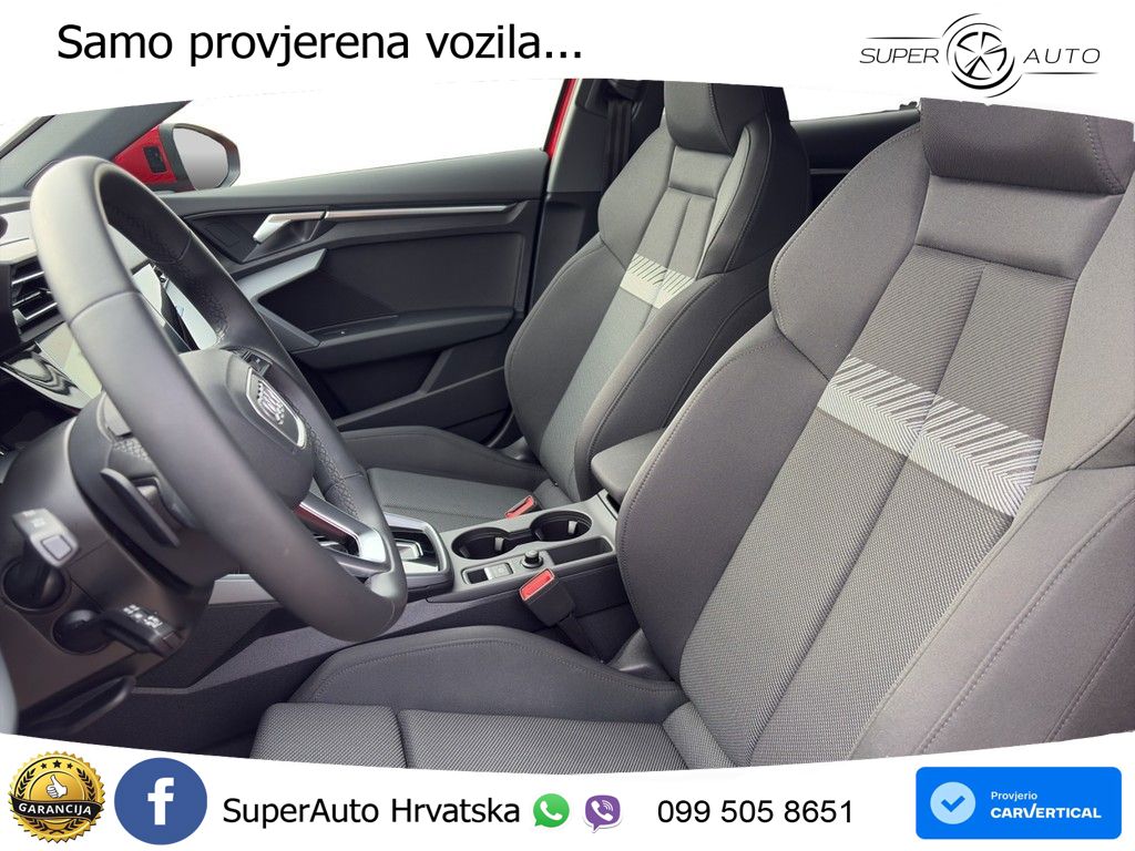 Audi A3 Sportback 30 TFSI (116 KS) Mild Hybrid S tronic S line LED+GR SJED+ACC