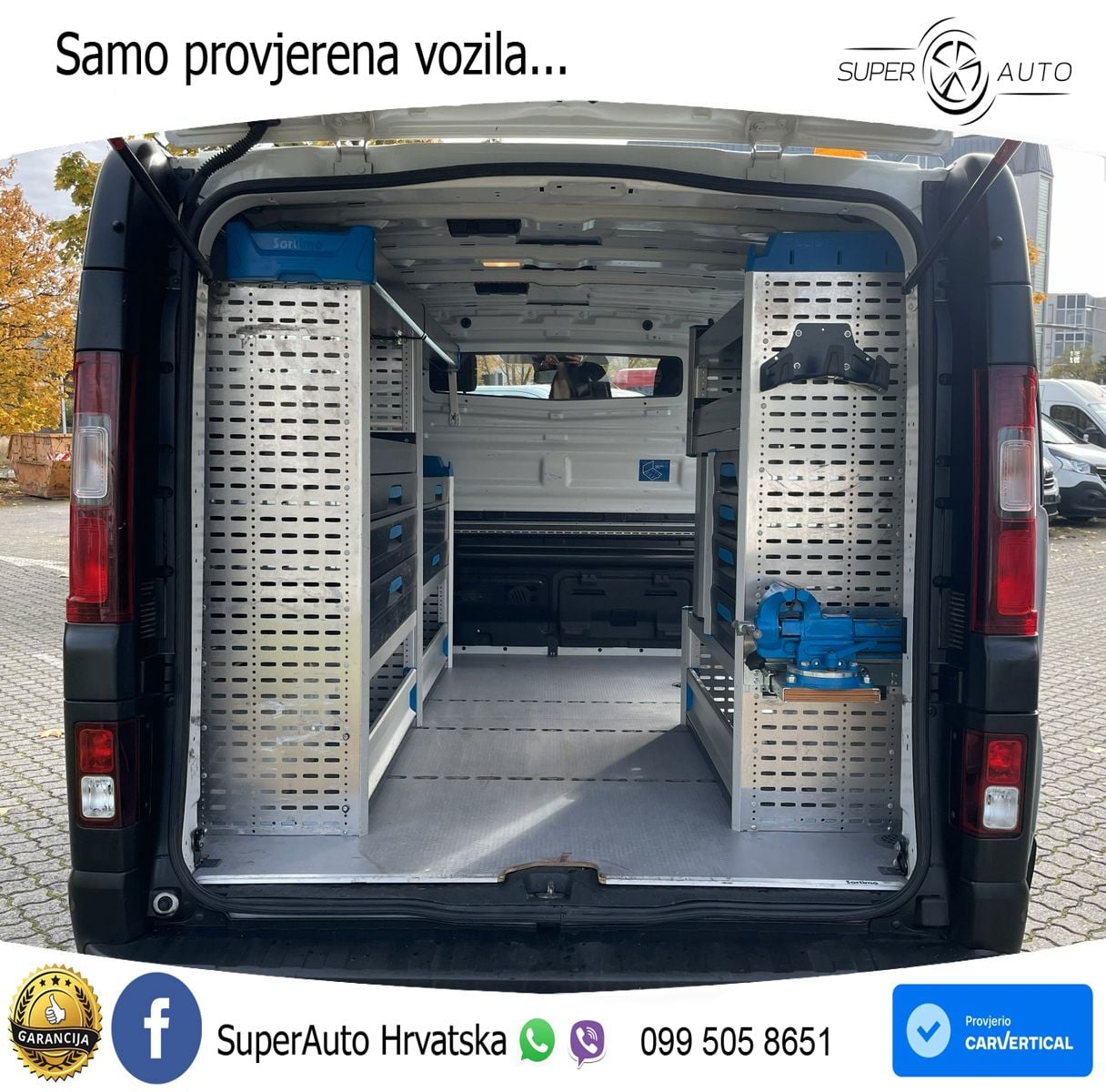 Renault Trafic L1H1 SORTIMO Regale Klima Navi Kamera 150 KS