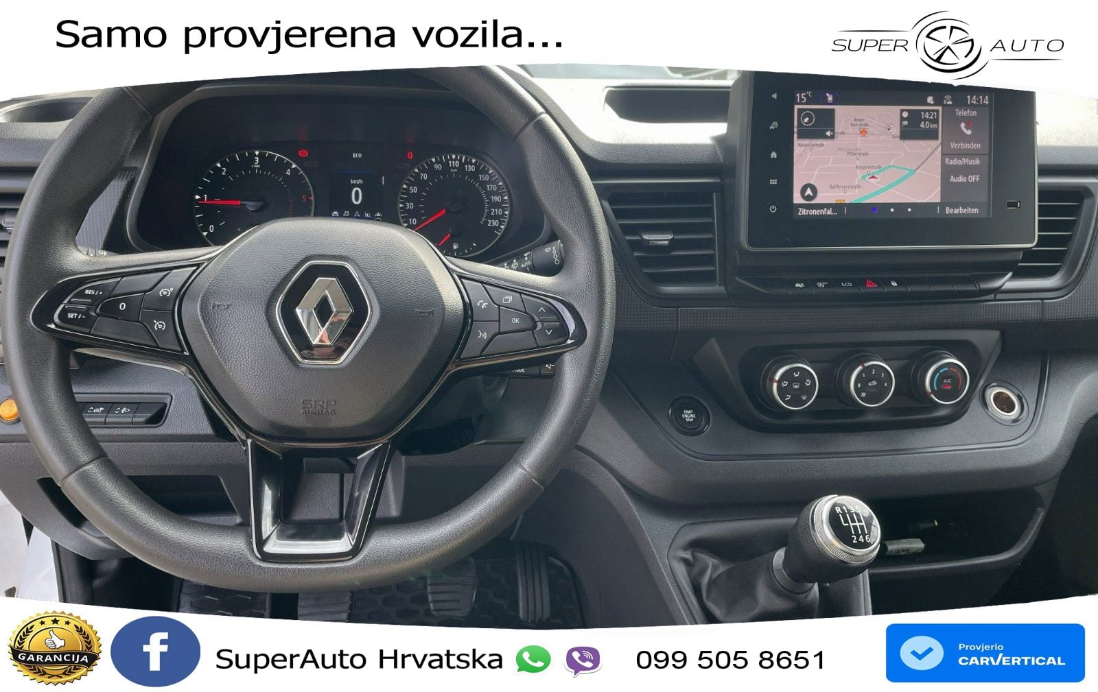 Renault Trafic L1H1 SORTIMO Regale Klima Navi Kamera 150 KS