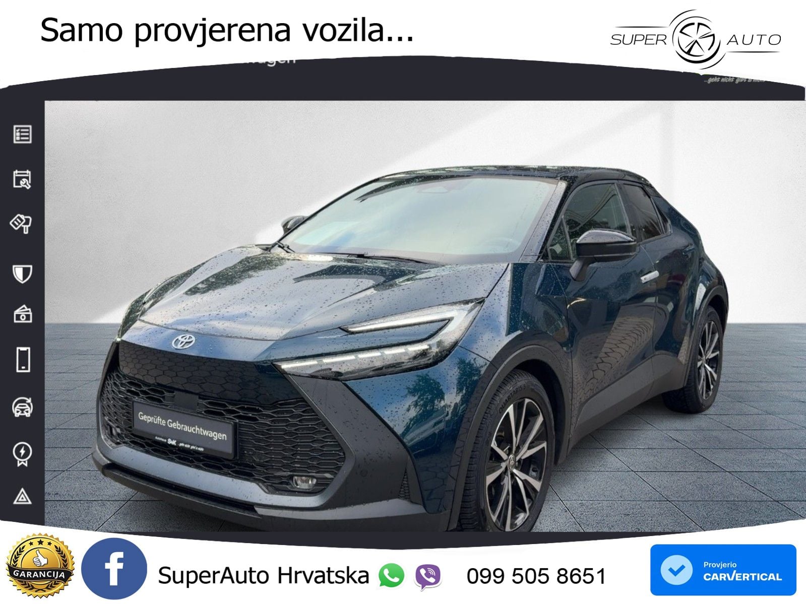 Toyota C-HR 1.8 (140 KS) Hybrid e-CVT Teamplayer LED+GR SJED+ACC