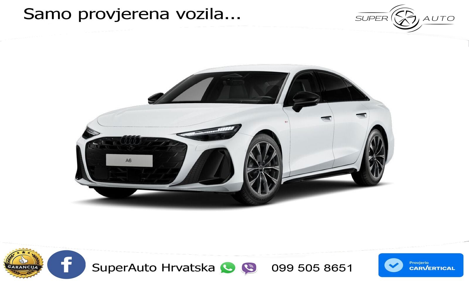 Audi A6 3.0 TFSI V6 (367 KS) quattro S tronic S line LED+GR SJED+ACC