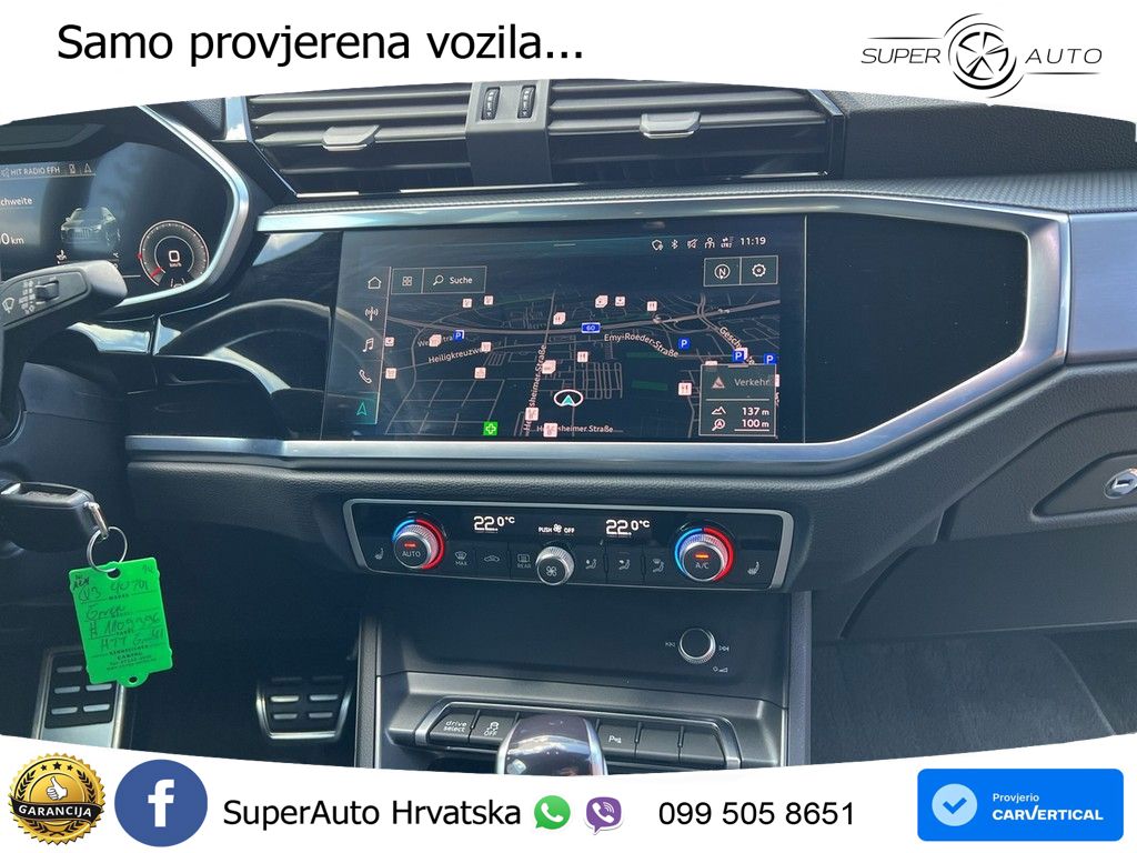 Audi Q3 40 TDI (200 KS) quattro S tronic S line LED+GR SJED+ACC