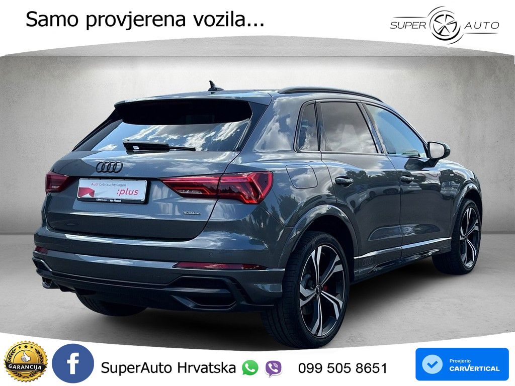 Audi Q3 40 TDI (200 KS) quattro S tronic S line LED+GR SJED+ACC