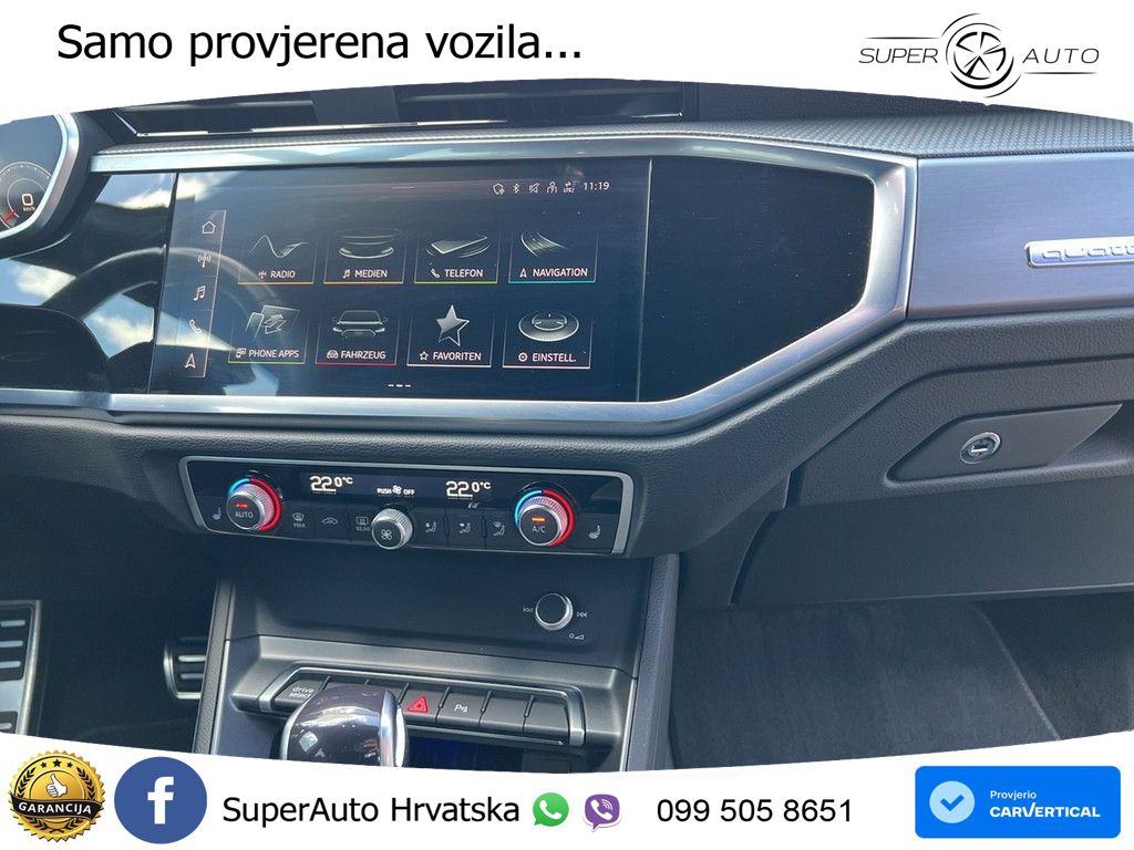 Audi Q3 40 TDI (200 KS) quattro S tronic S line LED+GR SJED+ACC