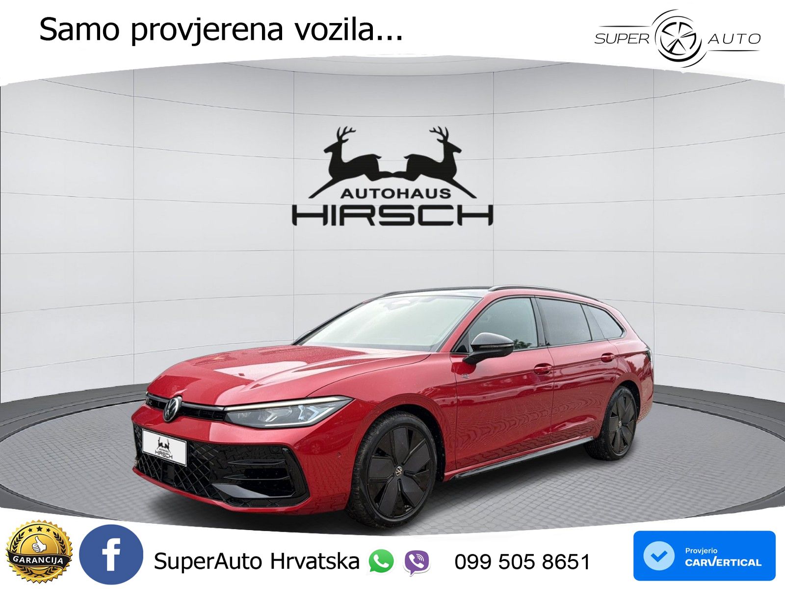 Volkswagen Passat Variant 2.0 TSI (265 KS) 4MOTION DSG R-Line LED+GR SJED+ACC