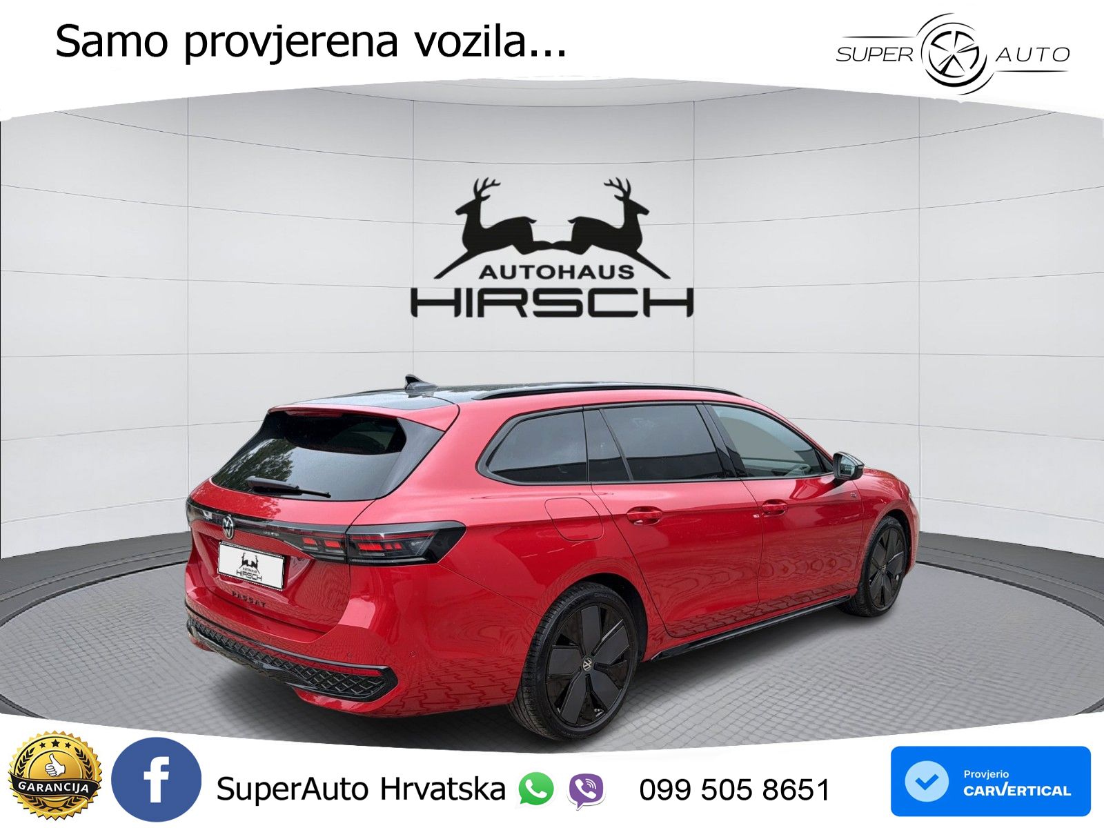 Volkswagen Passat Variant 2.0 TSI (265 KS) 4MOTION DSG R-Line LED+GR SJED+ACC