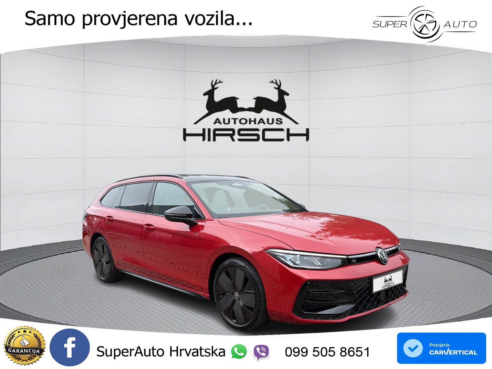 Volkswagen Passat Variant 2.0 TSI (265 KS) 4MOTION DSG R-Line LED+GR SJED+ACC