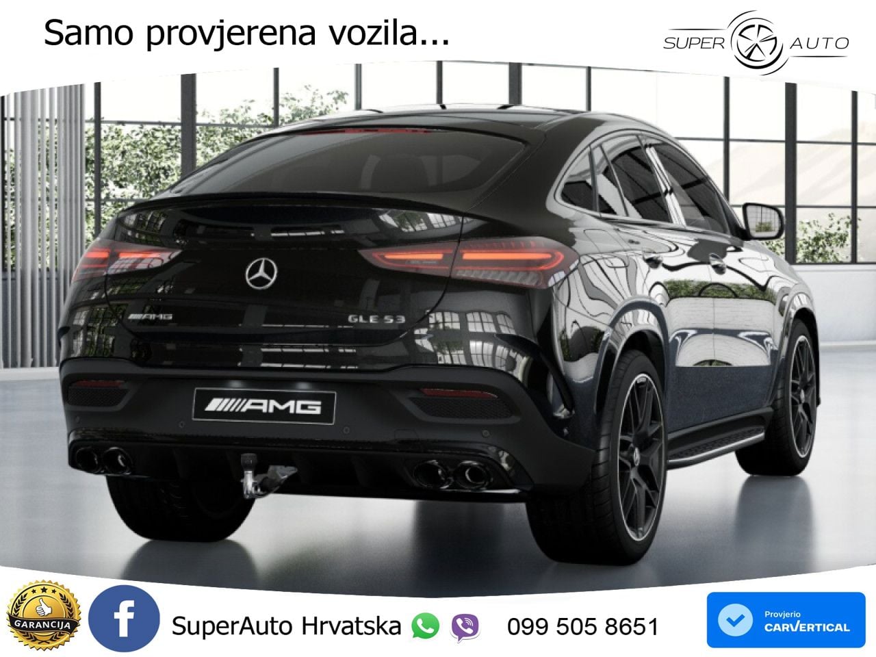 Mercedes AMG GLE Coupe 53 (435 KS) EQ Boost 4MATIC+ AMG SPEEDSHIFT TCT 9G ACC+HEAD+4xGR SJED+360+PANO
