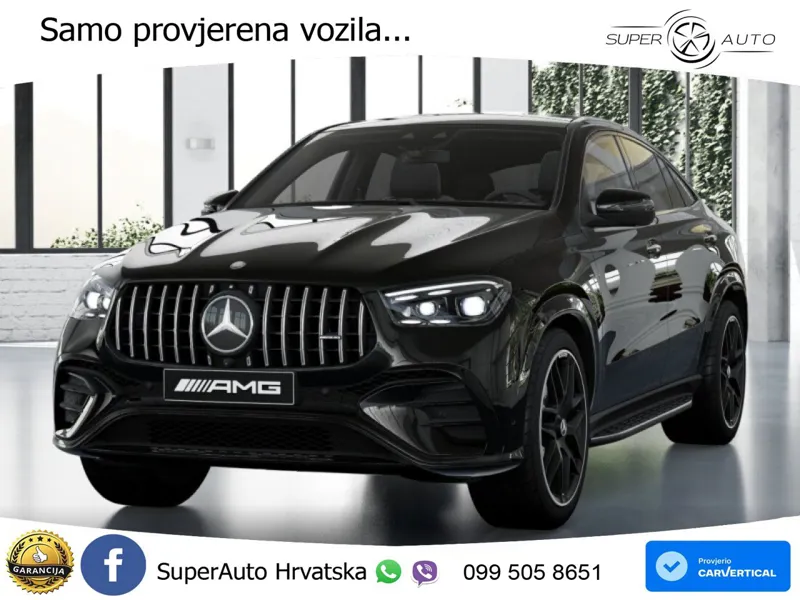 Mercedes AMG GLE Coupe 53 (435 KS) EQ Boost 4MATIC+ AMG SPEEDSHIFT TCT 9G ACC+HEAD+4xGR SJED+360+PANO
