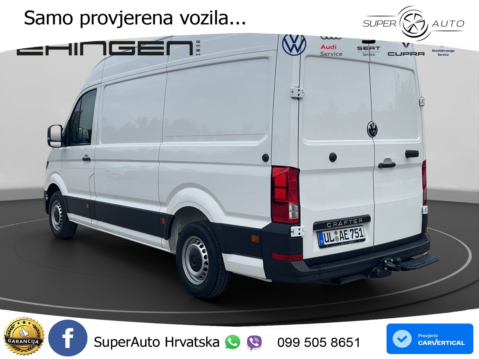 Volkswagen Crafter 35 Kasten MR HD Navi+Klima+AHK+Kamera 140 KS