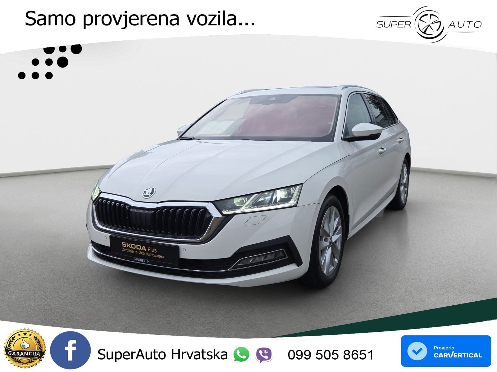 Škoda Octavia Combi 2.0 TDI (150 KS) DSG Selection LED+GR SJED+ACC