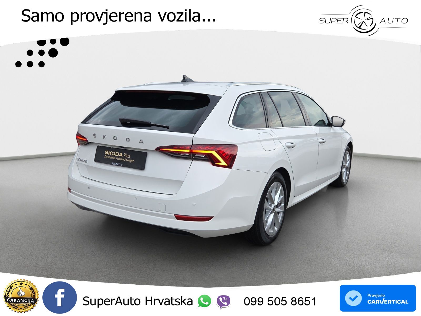 Škoda Octavia Combi 2.0 TDI (150 KS) DSG Selection LED+GR SJED+ACC