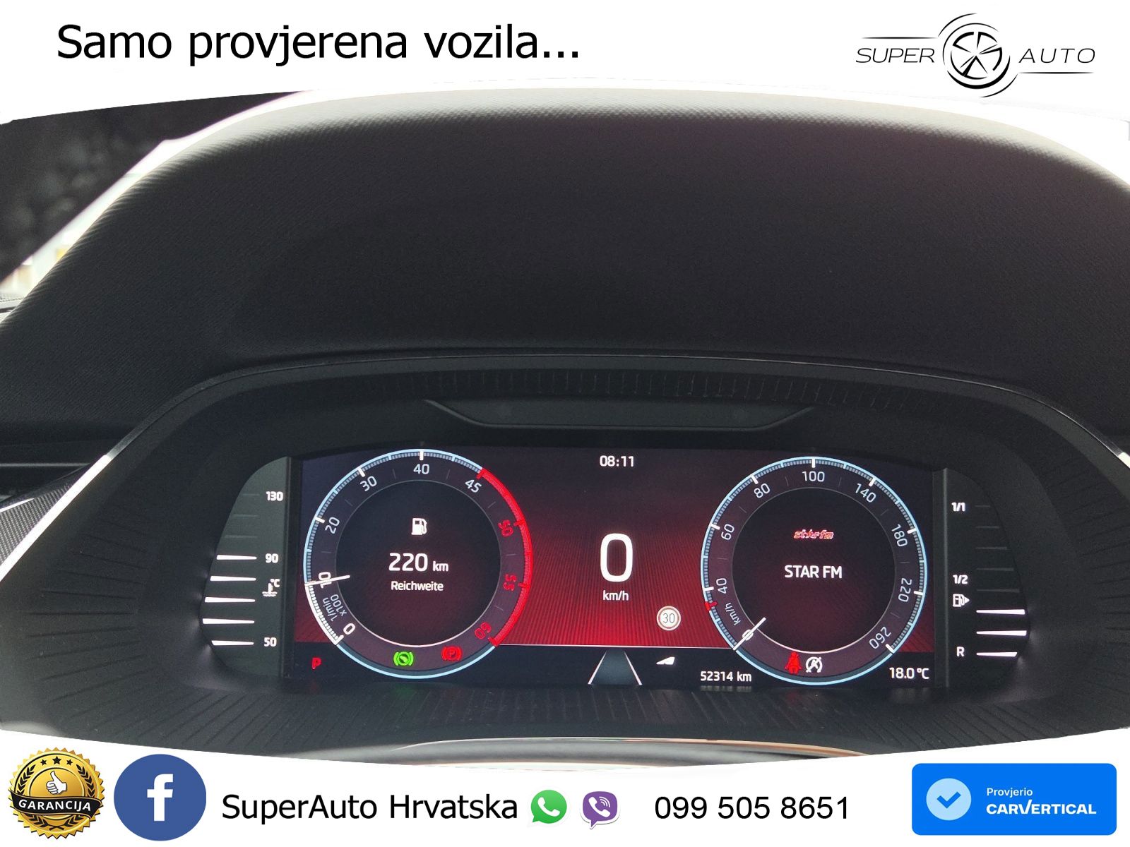 Škoda Octavia Combi 2.0 TDI (150 KS) DSG Selection LED+GR SJED+ACC