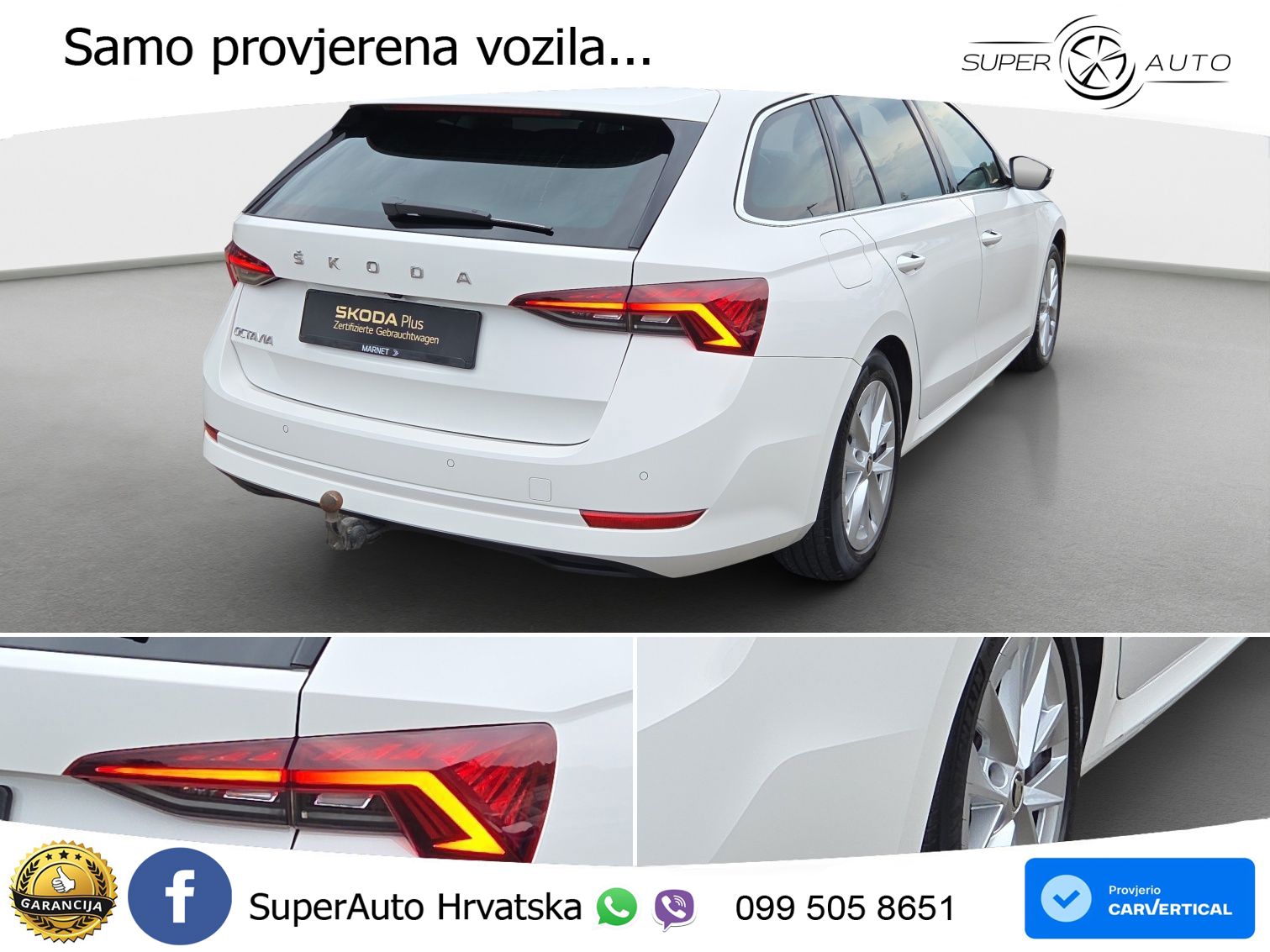 Škoda Octavia Combi 2.0 TDI (150 KS) DSG Selection LED+GR SJED+ACC