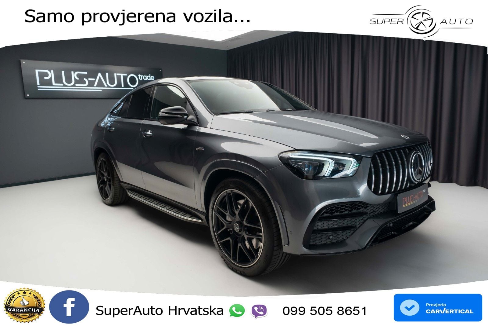 Mercedes AMG GLE Coupe 53 (435 KS) EQ Boost 4MATIC+ AMG SPEEDSHIFT TCT 9G ACC+HEAD+GR SJED+360+PANO
