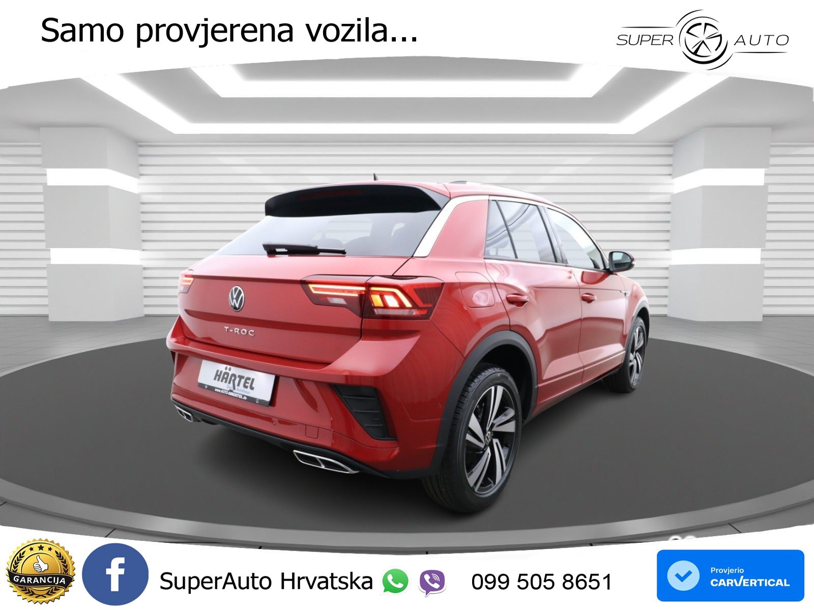 Volkswagen T-Roc 1.5 TSI (150 KS) DSG LED+GR SJED+ACC