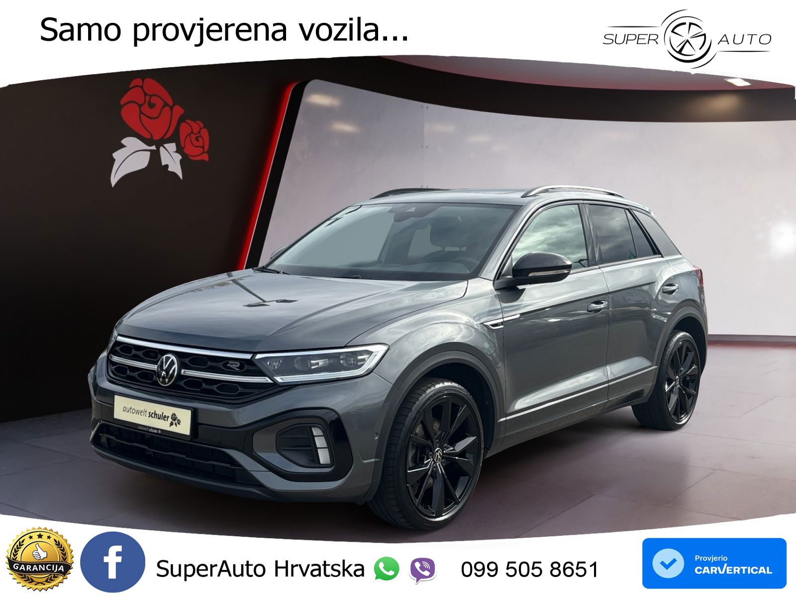 Volkswagen T-Roc 1.5 TSI (150 KS) DSG R-Line MATRIX+GR SJED+KAM