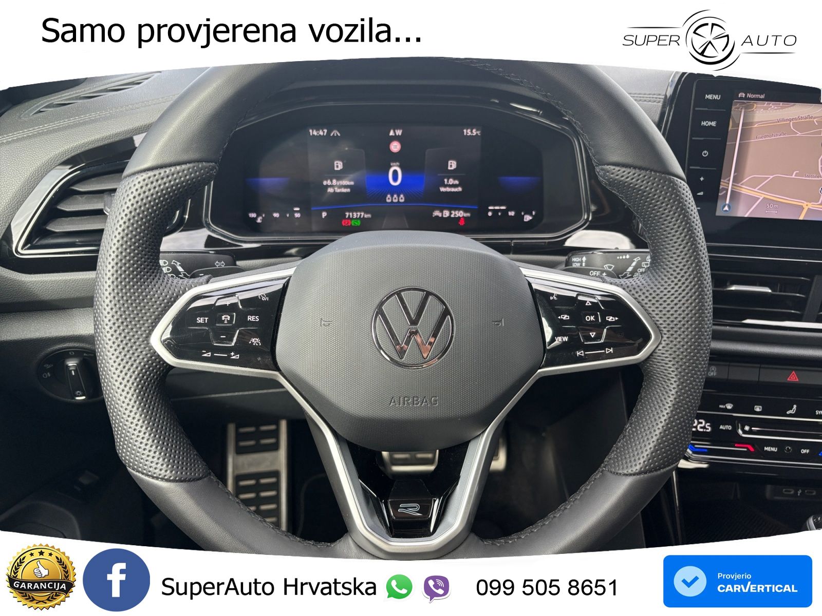 Volkswagen T-Roc 1.5 TSI (150 KS) DSG R-Line MATRIX+GR SJED+KAM